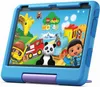 A blue tablet with a colorful screen displaying a children's game. Náhľad obrázku produktu