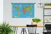 MuchoWow® Wandteppich Wandbehang Weltkarte Kinder - Modern Produktbild-Vorschau 2