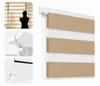 Doppelrollo Tag und Nacht 55x150 cm, Farbe Beige, Klemmfix Produktbild-Vorschau 3