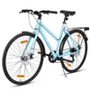 HILAND Vélo de ville 700C Hommes Femmes Étudiant Alliage Voir les images du produit 10