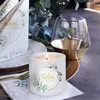 Kerze rund Eucalyptus - Schön, dass Du da bist um Produktbild-Vorschau 2
