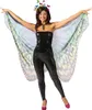 A woman wearing a butterfly costume with wings. Produktbild-Vorschau