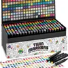 Sada kreativních fixů Joya Creative Twinmarkers, 168 kusů – Náhled obrázku produktu 1