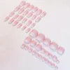 GKA 48 Stück Künstliche Fingernägel und Fußnägel L1 rosa Produktbild-Vorschau 2