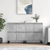 vidaXL Dressoirs, 2 stuks, betonkleur, houtvezel Productafbeelding-voorbeeld 1