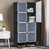 JOIEYOU Šatní skříň Šatní skříň s kolíčky DIY Šatní skříně Náhled obrázku produktu 3