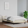 vidaXL Rám postele s čelem bez matrace krémový 90x200 cm Náhled obrázku produktu 2