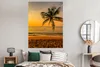MuchoWow® Poster Palme - Strand - Sonnenuntergang - Meer Produktbild-Vorschau 4
