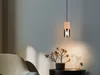 Kleine moderne Pendelleuchte 1-flammig mit Holz & Rauchglas Produktbild-Vorschau 6