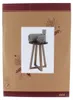 Tendance Beistellhocker - dunkelbraun - Akazienholz - D30 x Produktbild-Vorschau 2