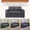 Merax Schlafsofa mit Ausziehfunktion, Verstellbarer Produktbild-Vorschau 11