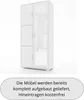 Garderobenschrank LUX 2, mit Spiegel und Fächern, Produktbild-Vorschau 1