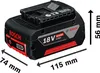 Bosch 1600Z00038 Batterie de rechange Li-Ion 18 V 4,0 Ah Voir les images du produit 46