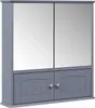 Vicco Spiegelschrank Bianco, 56 x 58 cm, Grau Produktbild-Vorschau 1
