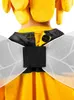 Close-up of the back of a child wearing a bee costume, showing the wings attached to the back of the costume. Náhľad obrázku produktu
