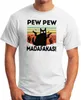 Herren T-Shirt Pew Pew Madafakas! schwarze Katze Fun-Shirt Produktbild-Vorschau 2