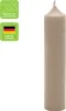 Stabkerzen aus Paraffin, 100/22 mm, Taupe, KERZENFARM HAHN, Produktbild-Vorschau 2