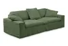 KAWOLA Sofa NETTA XL 3-Sitzer Bezug abziehbar Cord moosgrün Produktbild-Vorschau 3