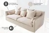 riess- ambiente Großes 3er Sofa HEAVEN 200cm natur beige Produktbild-Vorschau 10