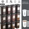Gewürzbehälter Set 12x Stück mit Gewürzmühle mit Deckel Produktbild-Vorschau 9