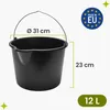 Seau de chantier Garronda 5 Pack 12 L avec bec verseur - Voir les images du produit 2