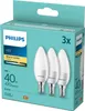 A package of three Philips LED light bulbs. Anteprima dell’immagine prodotto