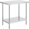 Tavolo di preparazione VEVOR in acciaio inox, 61 x 91 x 86 Anteprima dell’immagine prodotto 1