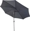 DEGAMO Marktschirm 300cm grau knickbar, mit Kurbel, Produktbild-Vorschau 4