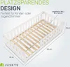 Juskys Kinderbett Naya 80x160 cm mit Rausfallschutz & Produktbild-Vorschau 5