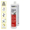 A product shot of a Kleiberit StairMaster 536.0 2K PUR foam canister, with several instructional icons on the left side. Produktbild-Vorschau