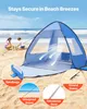 SucceBuy Abri de plage Protection solaire pour 2 personnes, Voir les images du produit 4