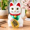 Glückskatze - Maneki-neko - Winkekatze - 18 cm - weiß Produktbild-Vorschau 11