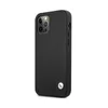 A black iPhone case with a BMW logo on a white background. Produktbild-Vorschau