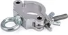 Riggatec Halbschelle-Halfcoupler schmal silber mit Öse 170 Produktbild-Vorschau 1