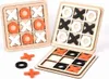 Three wooden tic-tac-toe boards with pieces. Náhled obrázku produktu