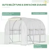 Fóliový skleník Outsunny, tunelový skleník s rozmermi 2,95 Náhľad obrázku produktu 4