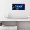 DEQORI Glasuhr 60x30 cm Zahlen 'BWM Frontal Nahaufnahme' Produktbild-Vorschau 3