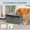 PawHut Hundenapfständer mit 2 Edelstahlnäpfen, Schublade, Produktbild-Vorschau 5