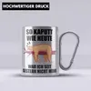 Trendation - Lustige Edelstahl Tasse Karabinern mit Produktbild-Vorschau 2