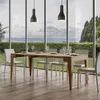 Rozkładany stół konsolowy 90x42/302 cm Isotta Quercia Podgląd zdjęcia produktu 8