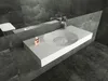 Lavabo da appoggio a parete BS6059 in fusione di marmo - Anteprima dell’immagine prodotto 1