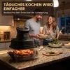 Extralink Air Fryer 4 L Heißluftfritteuse mit Glasbehälter Produktbild-Vorschau 4