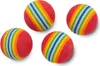 Gioco per gatti RAINBOW SOFTBALLS4 pz. IN BORSA, 4 CM Anteprima dell’immagine prodotto 2
