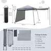 3 x 3 m Pop up Pavillon, Gartenpavillon mit 2 verstellbaren Produktbild-Vorschau 6