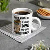 Eule Kaffeebecher mit Spruch I drink coffee and know things Produktbild-Vorschau 8