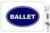 Aufkleber / Autoaufkleber - JDM - Die cut - BALLET EURO Produktbild-Vorschau 2