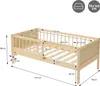 ML-Design Kinderbett mit Lattenrost und Rausfallschutz, Produktbild-Vorschau 7