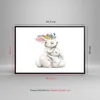 Gerahmtes Poster - Schwarzer Rahmen - Kaninchen Hase Kinder Produktbild-Vorschau 5