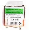 Spanplattenschrauben mit Senkkopf 3,5 x 40 - 1000 Stk., Produktbild-Vorschau 2