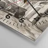 Wanduhr - Quadrat - Glasuhr - Formel 1 Rennen Retro - Produktbild-Vorschau 5